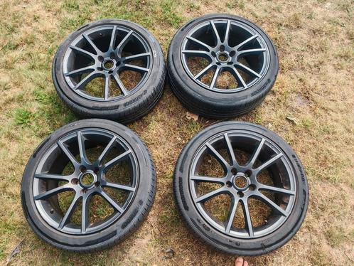 Aluminium velgen met banden, Auto-onderdelen, Banden en Velgen, Band(en), Zomerbanden, 18 inch, 225 mm, Ophalen