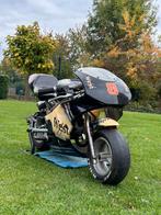 Pocketbike, Motoren, Ophalen, Gebruikt