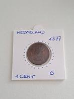 Nederland 1 cent 1877 top muntje  !!!, Timbres & Monnaies, Monnaies | Pays-Bas, Enlèvement ou Envoi