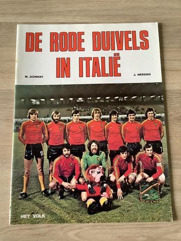 Voetbalmagazine ‘ De Rode Duivels in Italië ‘ van Het Volk