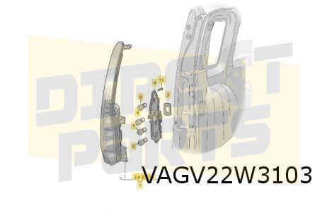 Volkswagen Caddy 1/21- achterlicht Links Origineel! 2K794509, Auto-onderdelen, Verlichting, Volkswagen, Nieuw, Verzenden