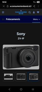 Sony camera zv, Audio, Tv en Foto, Fotocamera's Digitaal, Ophalen of Verzenden, Zo goed als nieuw, Sony