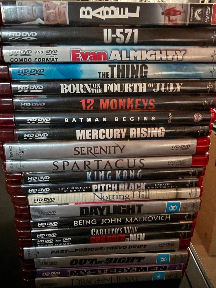 Lot 21 HD-DVD - Afzonderlijke verkoop mogelijk, Cd's en Dvd's, Blu-ray, Gebruikt, Overige genres, Ophalen of Verzenden