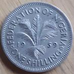 NIGERIA : one SHILLING 1959 KM 5 UNC !!, Postzegels en Munten, Munten | Afrika, Losse munt, Verzenden, Nigeria