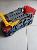 Vrachtwagen, grote, kleine en 2 kleine auto''s, Kinderen en Baby's, Speelgoed |Speelgoedvoertuigen, Ophalen of Verzenden, Zo goed als nieuw
