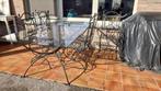Tuintafel en stoelen, Tuin en Terras, Tuintafels, Ophalen