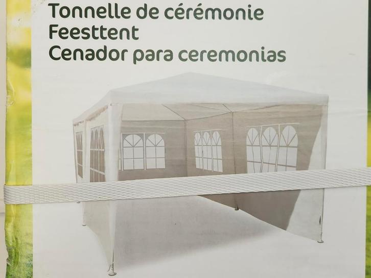 Grote XXL Party tent Nieuw in doos 6 x 3 m, Tuin en Terras, Partytenten, Nieuw, Partytent, Ophalen