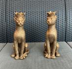 Goudkleurige panter / tijger kandelaars set, Enlèvement