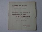 catalogus Germaine en Paul Hagemans uit 1922, Paul Hagemans, Utilisé, Enlèvement ou Envoi, Peinture et dessin