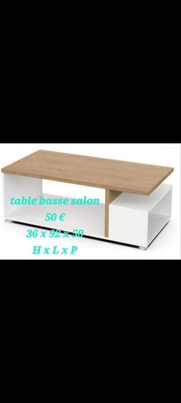 3 salontafelmodellen (gratis verzending) beschikbaar voor biedingen