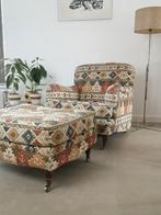 prachtige feauteuil met hocker, Ophalen, Gebruikt, 75 tot 100 cm, 75 tot 100 cm