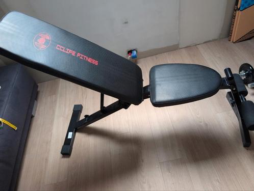 Verstelbare fitnessbank – Clife Fitness, Sport en Fitness, Fitnessapparatuur, Zo goed als nieuw, Rug, Ophalen