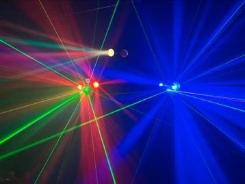 3 effets lumineux pour soiree + pied T beschikbaar voor biedingen