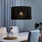 Lampenkap, zwart/messingkleur, 44 cm, Huis en Inrichting, Lampen | Lampenkappen, Ophalen, Zo goed als nieuw, Zwart