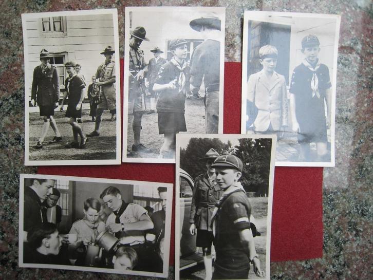 Scoutisme Prins Boudewijn als Scout x 5, Verzamelen, Scouting, Zo goed als nieuw, Boek of Tijdschrift, Verzenden