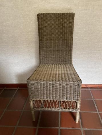 Eetkamerstoelen Wicker met aluminium frame beschikbaar voor biedingen