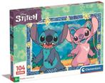 Stitch en Angel Puzzel - 104 stukjes - Clementoni Legpuzzel, Kinderen en Baby's, Speelgoed | Kinderpuzzels, Ophalen of Verzenden