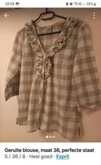 Geruite blouse, maat 36, perfecte staat
Esprit. Ik verkoop a, Ophalen of Verzenden, Nieuw, Maat 36 (S)