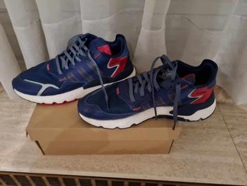Baskets Adidas nite jogger . Pointure 46, Adidas nite jogger, Comme neuf, Bleu, Baskets