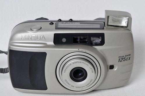 Minolta Riva Zoom 125 EX analoge camera, Audio, Tv en Foto, Fotocamera's Analoog, Gebruikt, Compact, Minolta, Ophalen of Verzenden
