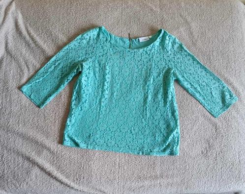 T-shirt - Blouse - appelblauwzeegroen - C&A - M - €4, Kleding | Dames, T-shirts, Gedragen, Maat 38/40 (M), Groen, Lange mouw, Ophalen