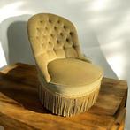 Vintage fauteuil- éénzit - zeteltje, Antiek en Kunst, Ophalen of Verzenden