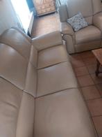 Lederen salon Chateau D'Ax, Huis en Inrichting, Ophalen, Gebruikt