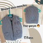 Veste sans manches pour garçon -gris-T.4 ans, Kinderen en Baby's, Kinderkleding | Maat 104, Ophalen of Verzenden, Gebruikt, Jongen