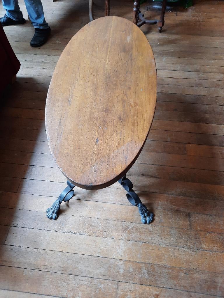 ovalen salontafel hout, Huis en Inrichting, Tafels | Salontafels, Ophalen