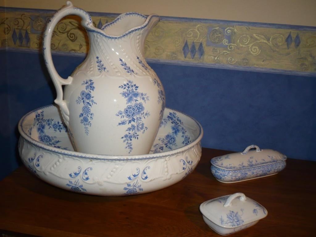 Aiguière bleu et blanc Maestricht, Antiquités & Art, Enlèvement