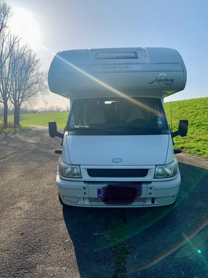 Mobilhome Ford Rimor, Caravanes & Camping, Camping-cars, Particulier, jusqu'à 5, Alcôve, Ford, Ford, Diesel, Boîte manuelle, Siège de train