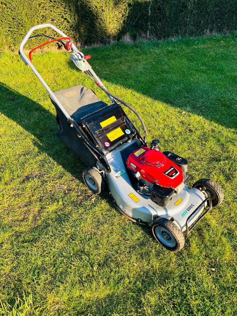 Grasmaaier orec pro, Tuin en Terras, Grasmaaiers, Zo goed als nieuw, Benzine-grasmaaier, 50 cm of meer, Cirkelmaaier, Opvangzak