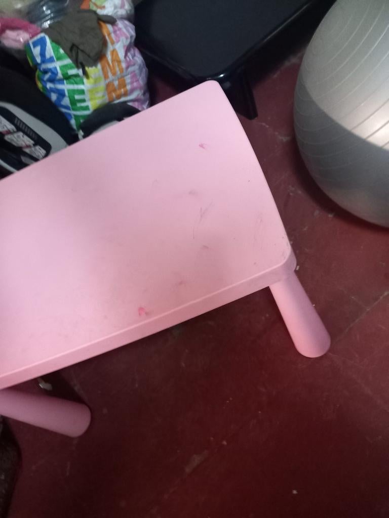 IKEA kindertafel, Ophalen