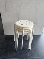 Set van 4 krukjes “Marius” IKEA - amper gebruikt, Huis en Inrichting, Krukjes, Ophalen, Nieuw, Kunststof