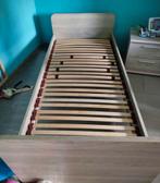 Lit 1 personne, Maison & Meubles, 90 cm, Une personne, Brun, Enlèvement