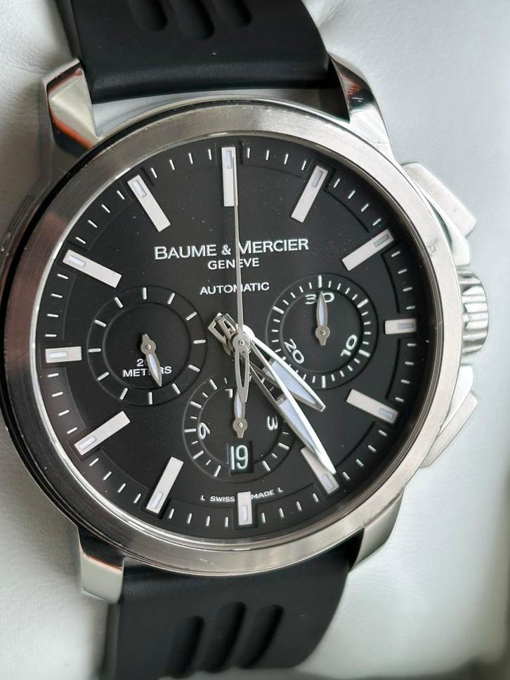 Baume & Mercier Classima Executives Magnum XXL Chronograaf, Bijoux, Sacs & Beauté, Montres | Hommes, Utilisé, Montre-bracelet