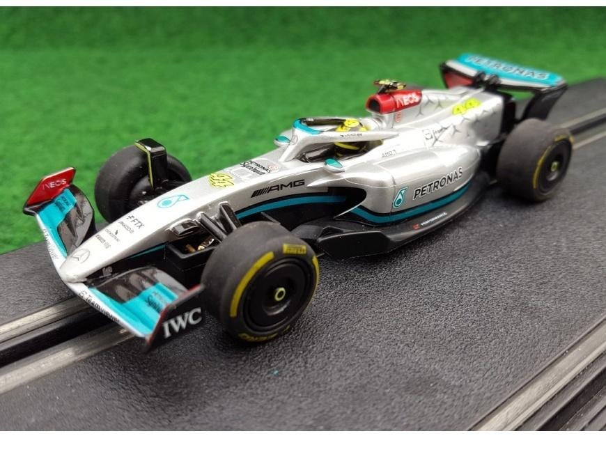 Carrera Go: Mercedes F1 Lewis Hamilton Nr. 44 - 2022, Carrera, Ophalen of Verzenden, Elektrisch, Racebaan