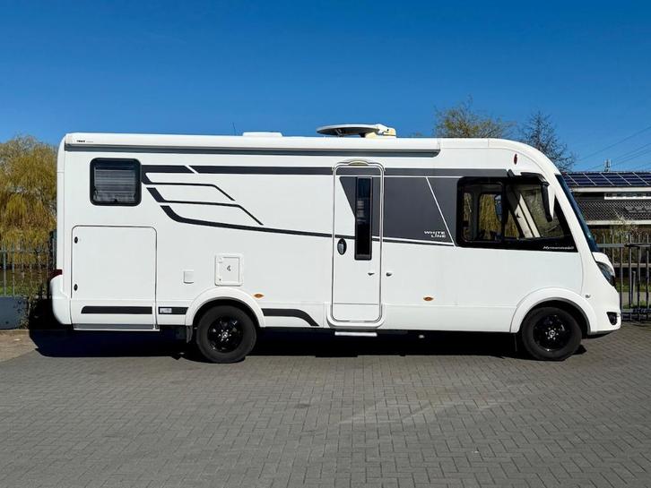 Hymer B-MC I 600 White Line | Mercedes | Lithium | weinig km, Caravans en Kamperen, Mobilhomes, Bedrijf, tot en met 4, Integraal