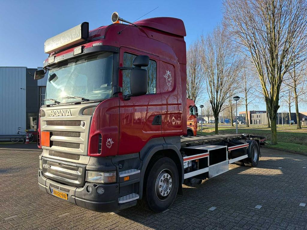 Scania - R340 met renova wisselsysteem - Vrachtwagen, Scania, Overige brandstoffen, Bedrijf, Euro 4