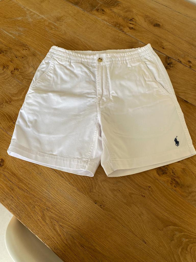 Witte short Polo Ralph Lauren, Broek, Gebruikt, Ophalen of Verzenden, Polo Ralph Lauren
