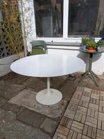 Table tulipe ronde blanche Ø120 cm - design iconique., Enlèvement, Verre