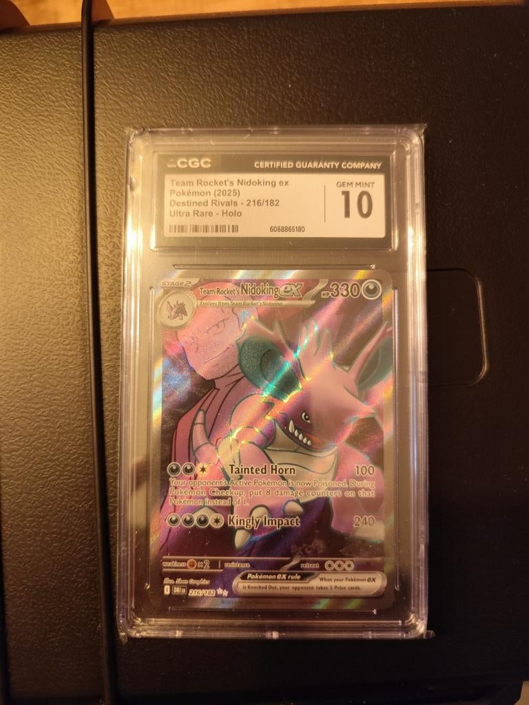Team Rocket`s Nidoking ex cgc 10, Enlèvement