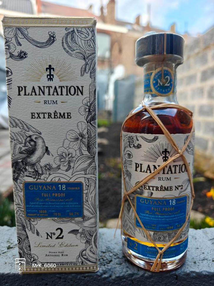 Plantation 18 years 1999 Pierre Ferrand Extrême n2, Collections, Vins, France, Enlèvement