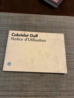 notice mode d’emploi vw golf 1 cabriolet 1986, Enlèvement