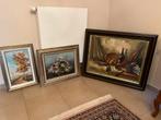 3x schilderij Embrechts en Houben, Enlèvement, Comme neuf