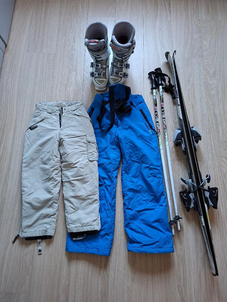 Skigerief (botten, stokken, broeken), Sport en Fitness, Skiën en Langlaufen, Zo goed als nieuw, Overige typen, Ski, Overige merken