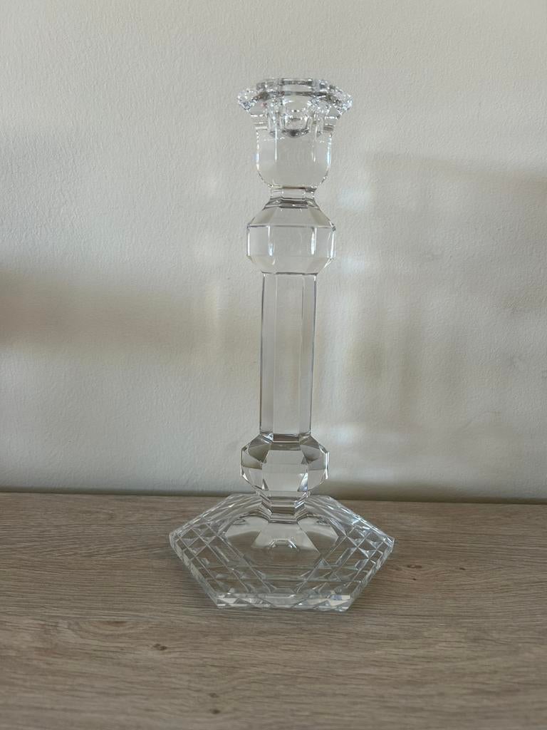 Bougeoir en cristal Val Saint Lambert, Antiquités & Art, Enlèvement