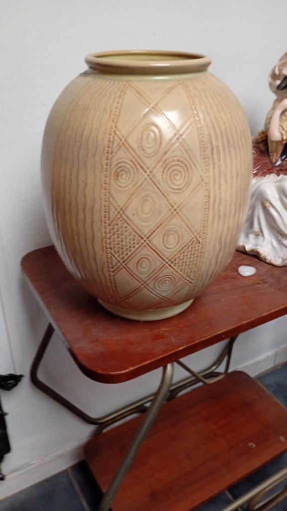 Grote vintage vaas keramiek, Antiek en Kunst, Ophalen