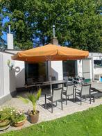 Parasol 4m octogonaal, Tuin en Terras, Ophalen, Gebruikt