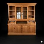 Teak Buffetkast Vitrinekast Apothekerskast, Huis en Inrichting, Glas, Nieuw, Ophalen of Verzenden, 200 cm of meer